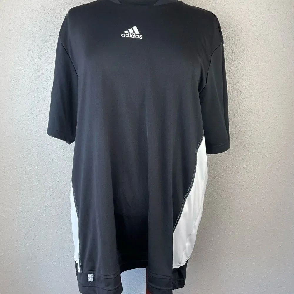 Pre-Owed Adidas Mens Climalite T Shirt Performance Gym Workout Tee Size L
